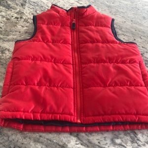 OshKosh little boys red vest